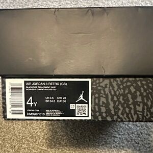 Jordan Kids Sneakers - Black and Red